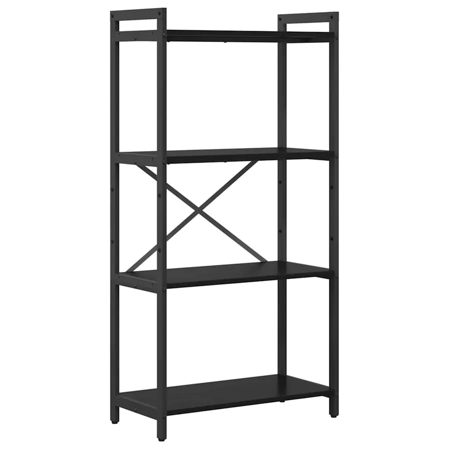 Étagère Chêne noir 60 x 30 x 120 cm Bois d'ingénierie - 2