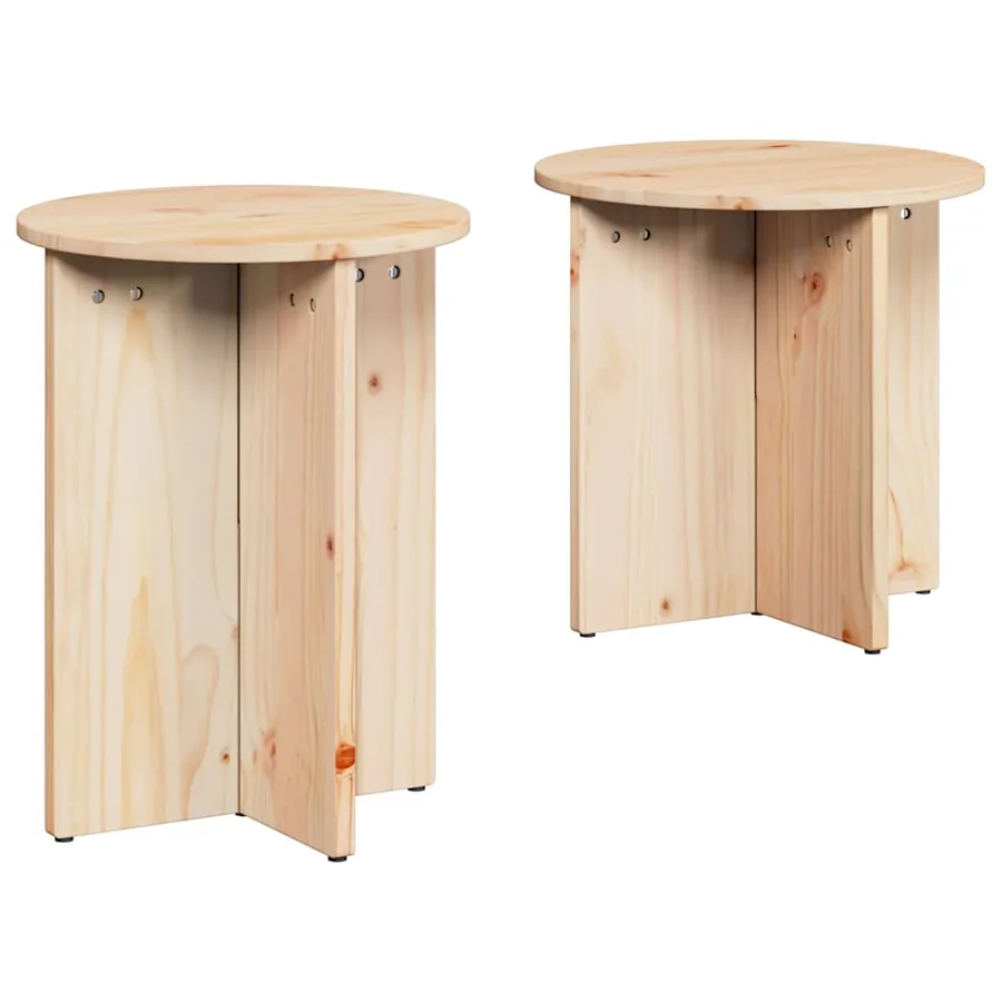 Table basse 2 pcs Naturel - 2