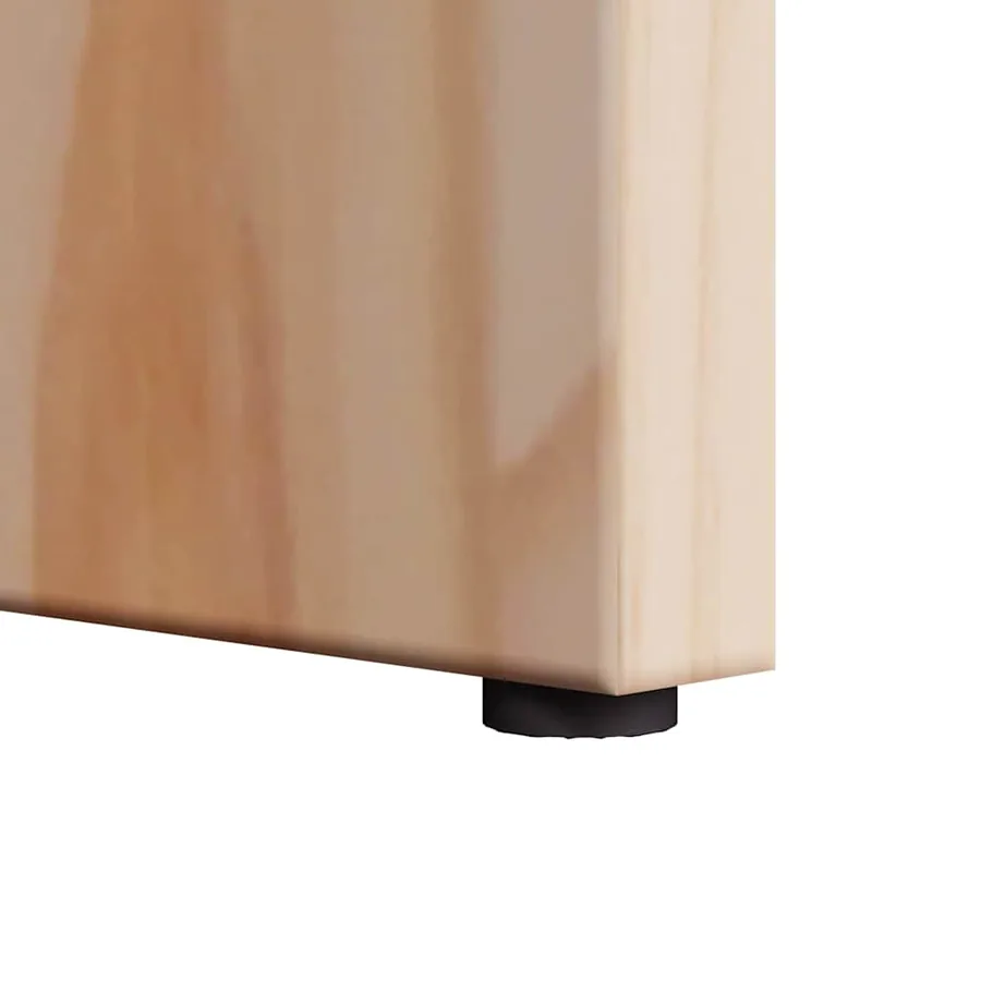 Table basse Naturel 50 x 40 x 50 cm Bois massif en pin - 9