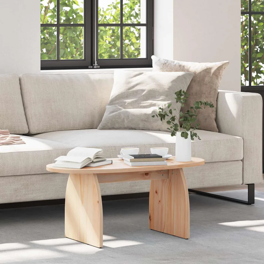 Table basse Marron 80 x 40 x 35 cm Pin massif