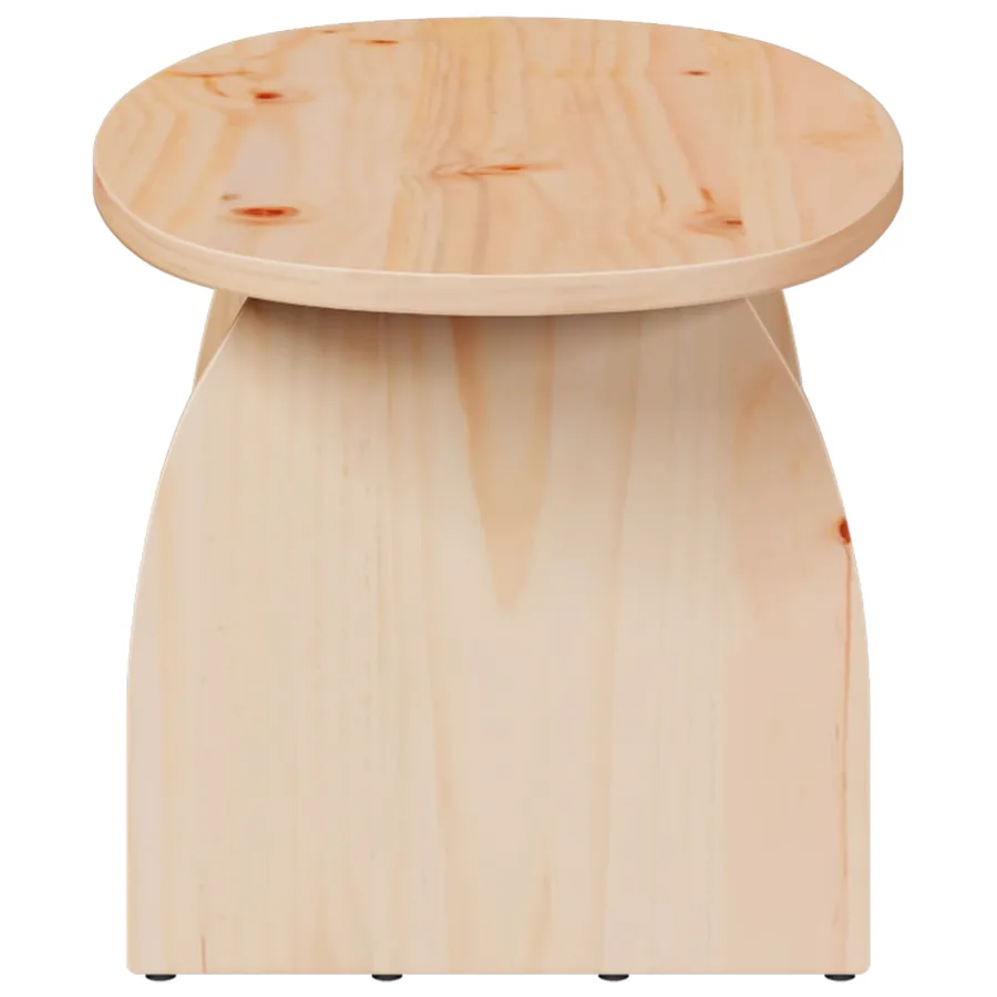 Table basse Marron 80 x 40 x 35 cm Pin massif - 7