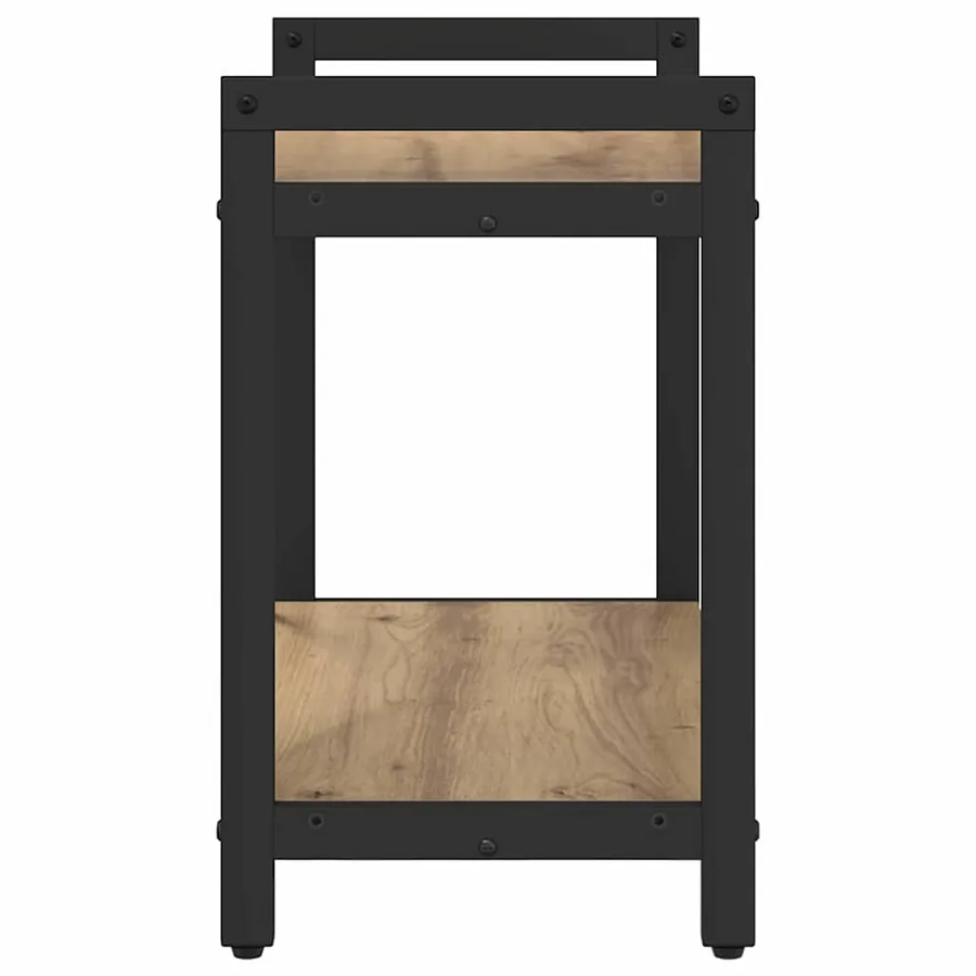 Étagère 60 x 30 x 50 cm Bois d'ingénierie Chêne artisanal - 6