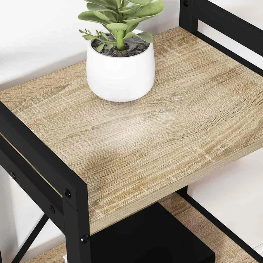 Étagère Chêne Sonoma 60 x 30 x 85 cm Bois d'ingénierie - 4