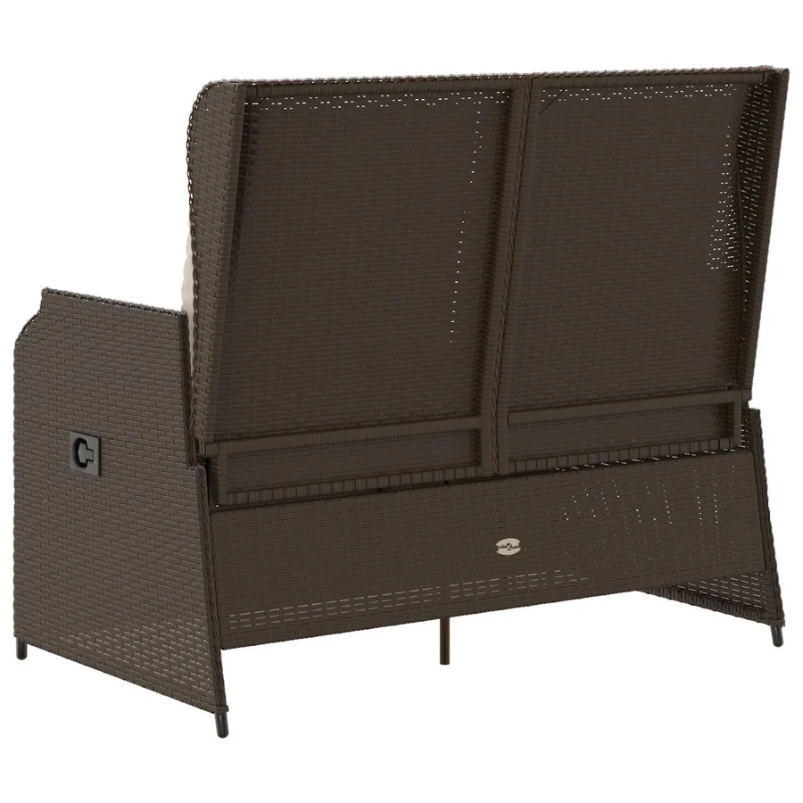 Banc de jardin Marron polyrotin - 6