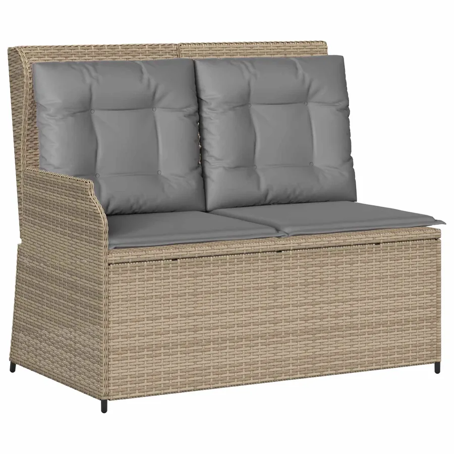 Banc de jardin Beige polyrotin - 2