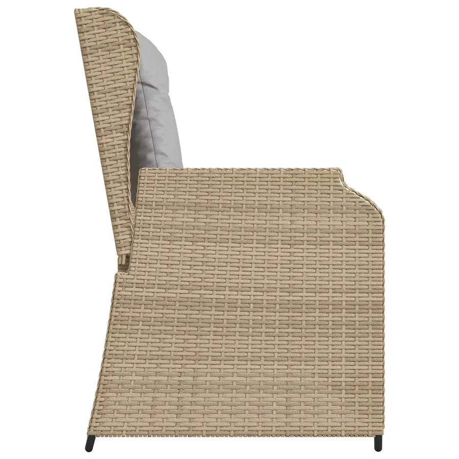 Banc de jardin Beige polyrotin - 5