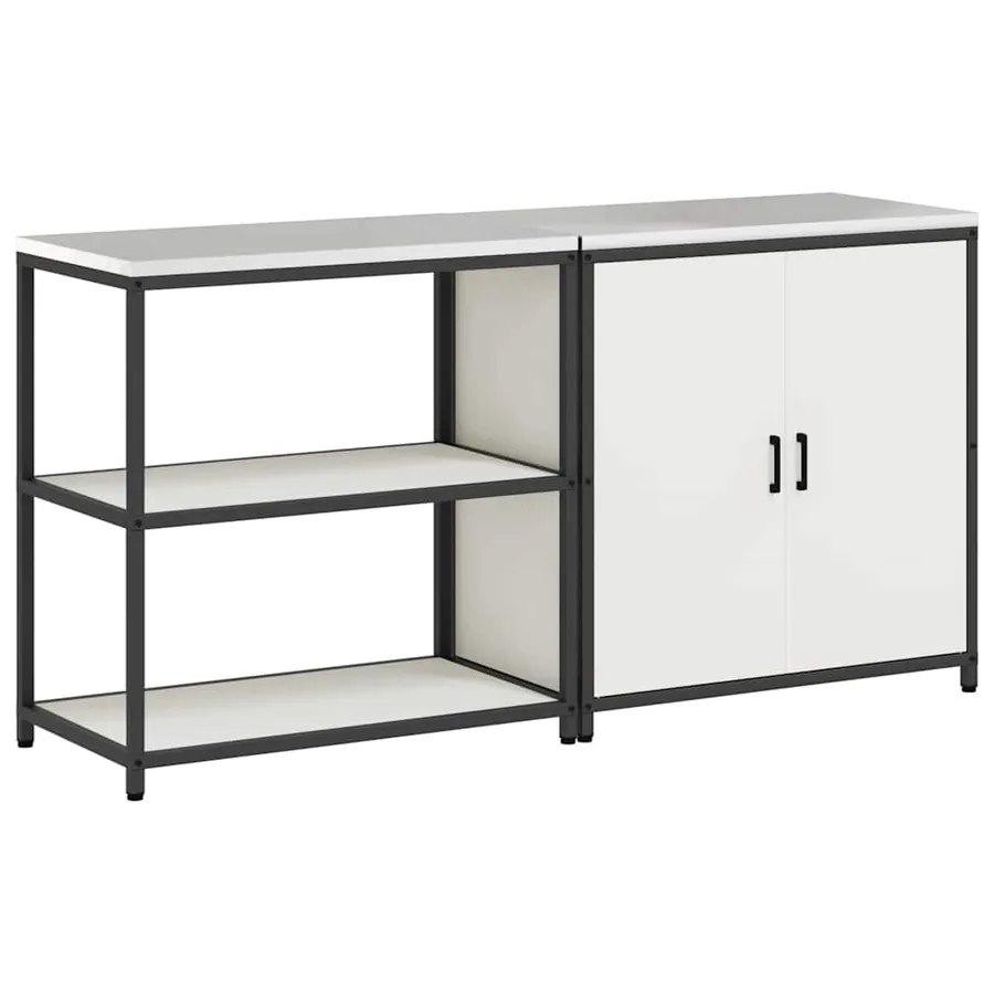 Ensemble de rangement cuisine HATTEM 2 pcs Blanc - 2