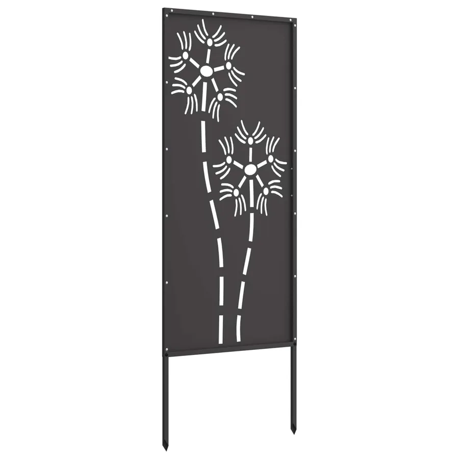 Écran de confidentialité de jardin Fretwork Noir 50 x 140 cm - 9