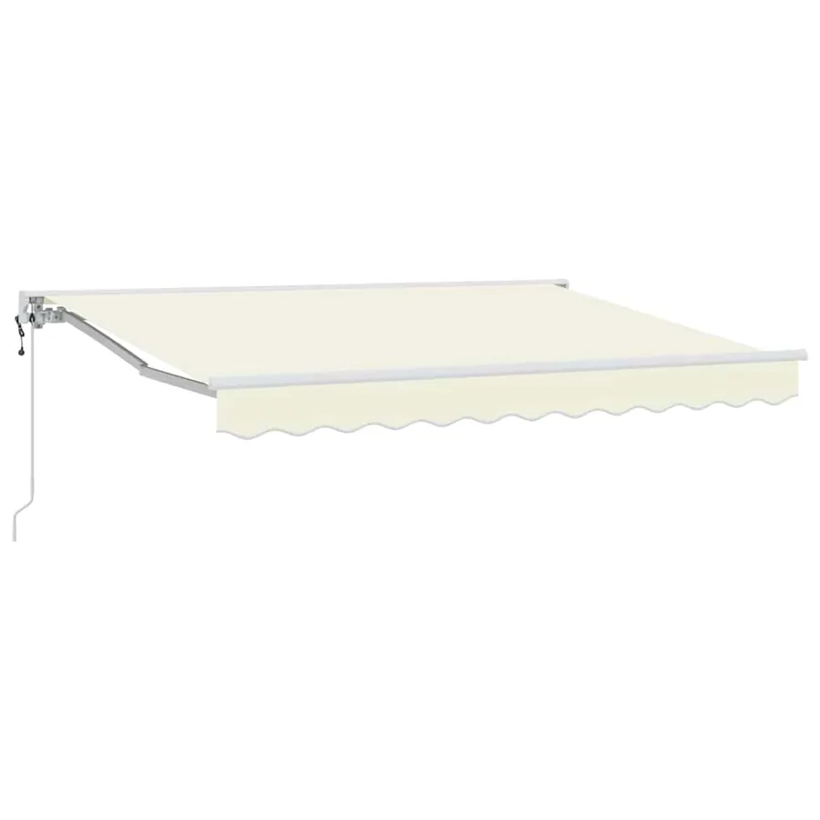 Cadre d'auvent Crème 250 x 200 cm Polyester avec revêtement PU - 2