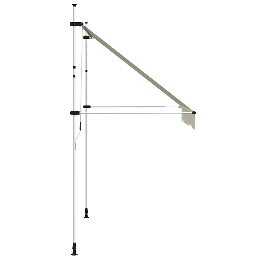 Manual Retractable Awning 250 cm Cream - 4