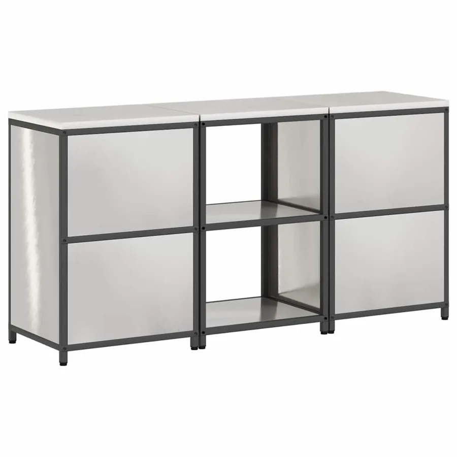 Ensemble de rangement cuisine HATTEM 3 pcs Argenté - 11