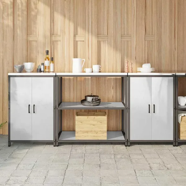 Ensemble de rangement cuisine HATTEM 3 pcs Argenté