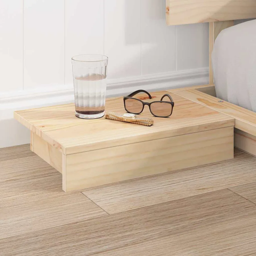 Cadre de lit Marron 180 x 200 cm bois - 3