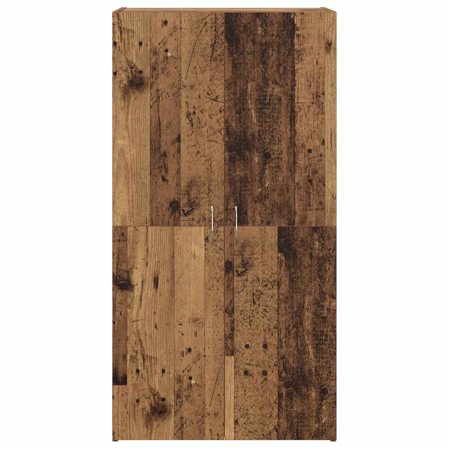 Cabinet de Bureau Bois ancien 60 x 32 x 115 cm - 6