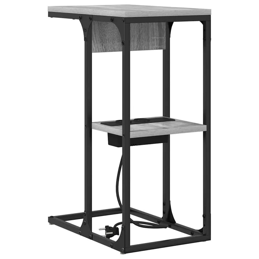 Cabinet de chevet Gris Sonoma 41,5 x 26 x 60,5 cm - 2