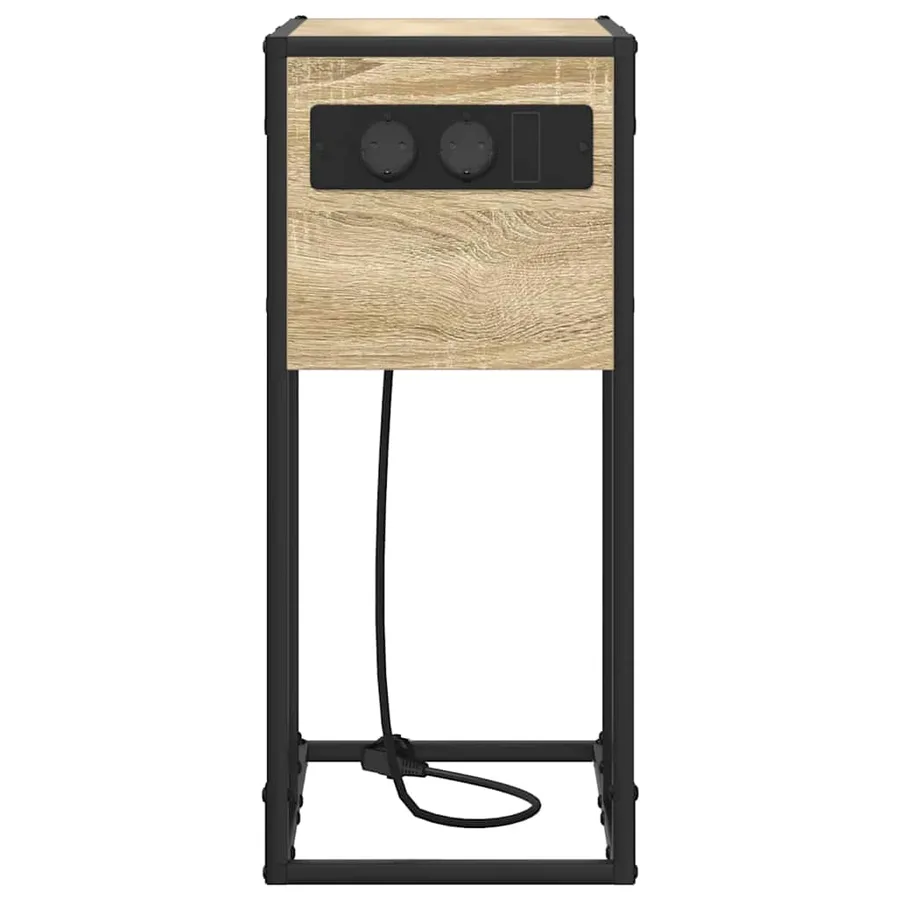 Cabinet de chevet Chêne Sonoma 41,5 x 26 x 60,5 cm - 6