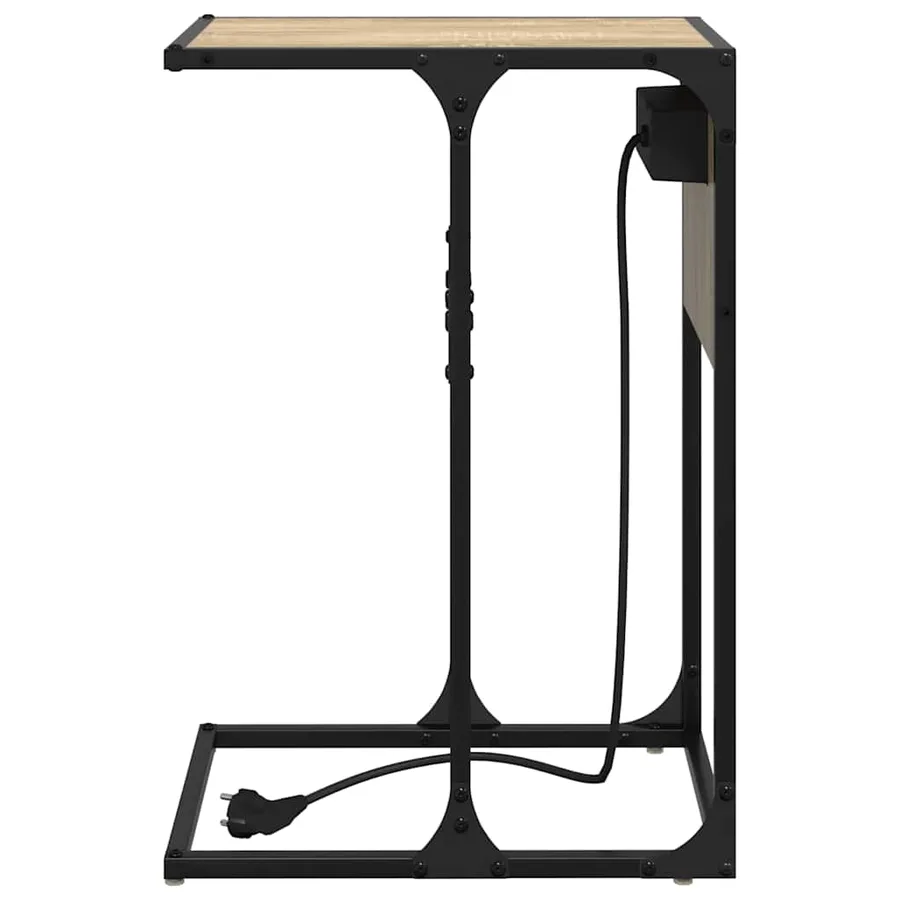 Cabinet de chevet Chêne Sonoma 41,5 x 26 x 60,5 cm - 7