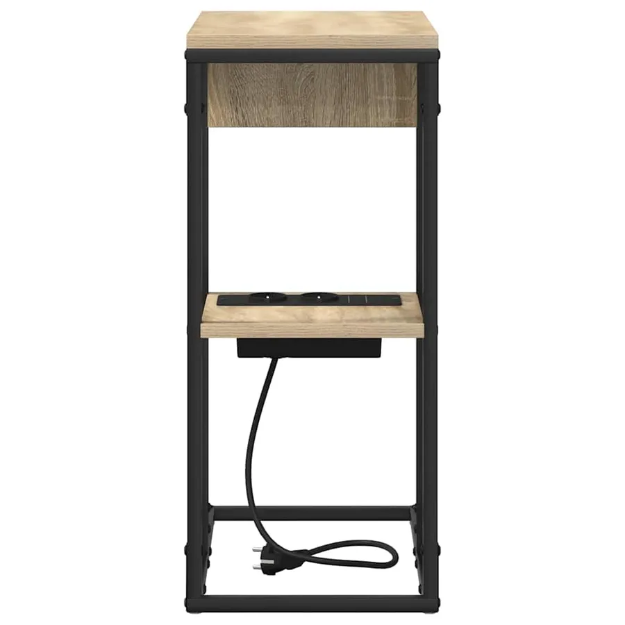 Cabinet de chevet Chêne Sonoma 41,5 x 26 x 60,5 cm - 6