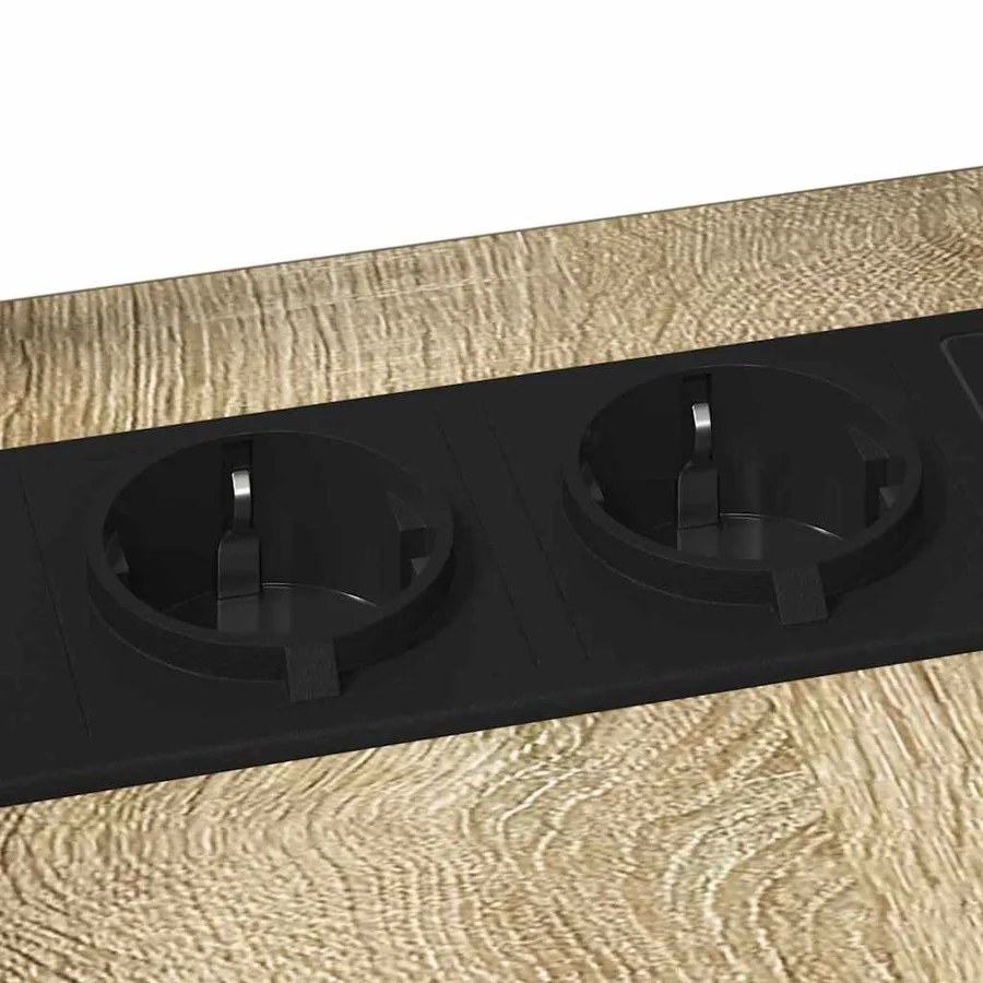 Cabinet de chevet Chêne Sonoma 41,5 x 26 x 60,5 cm - 8