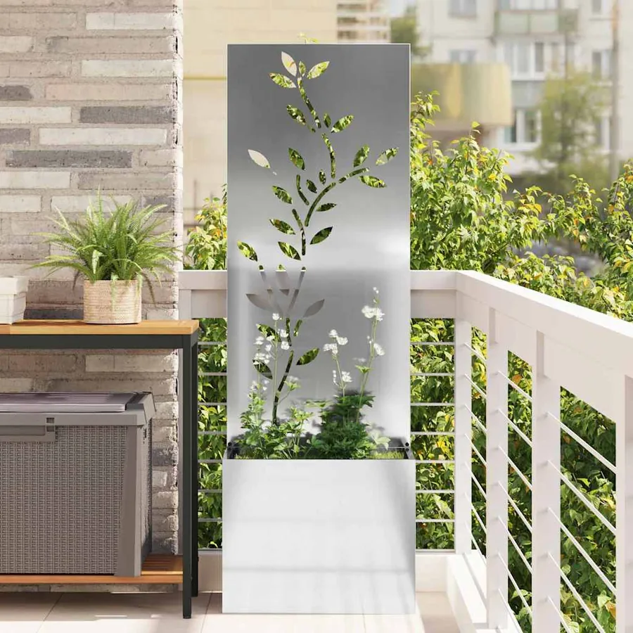Écran de confidentialité de jardin Argenté 50 x 32 x 150 cm