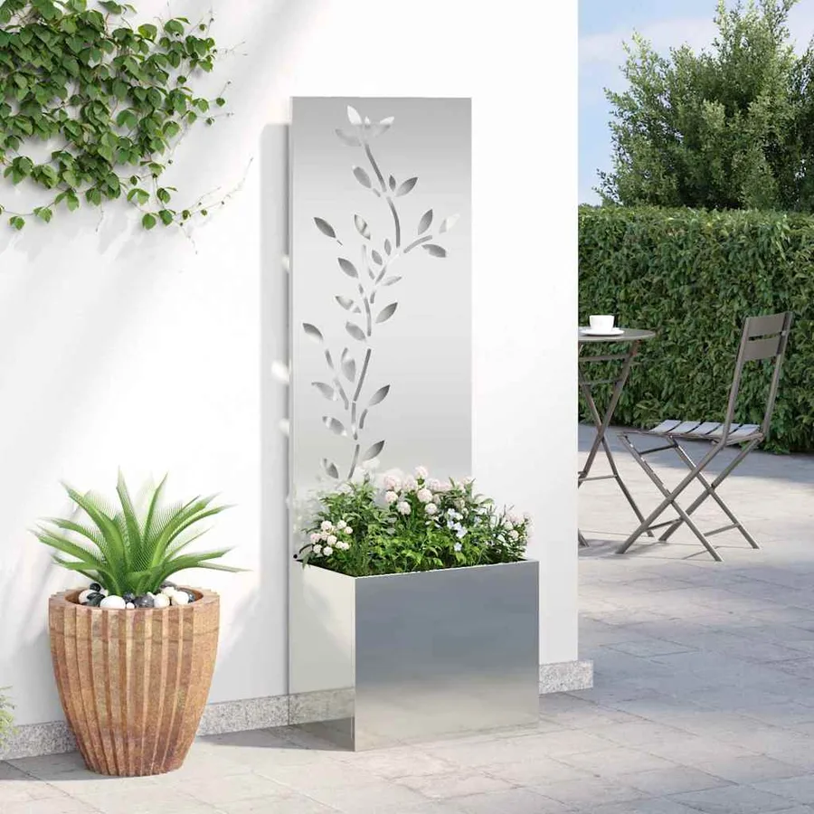 Écran de confidentialité de jardin Argenté 50 x 32 x 150 cm - 4