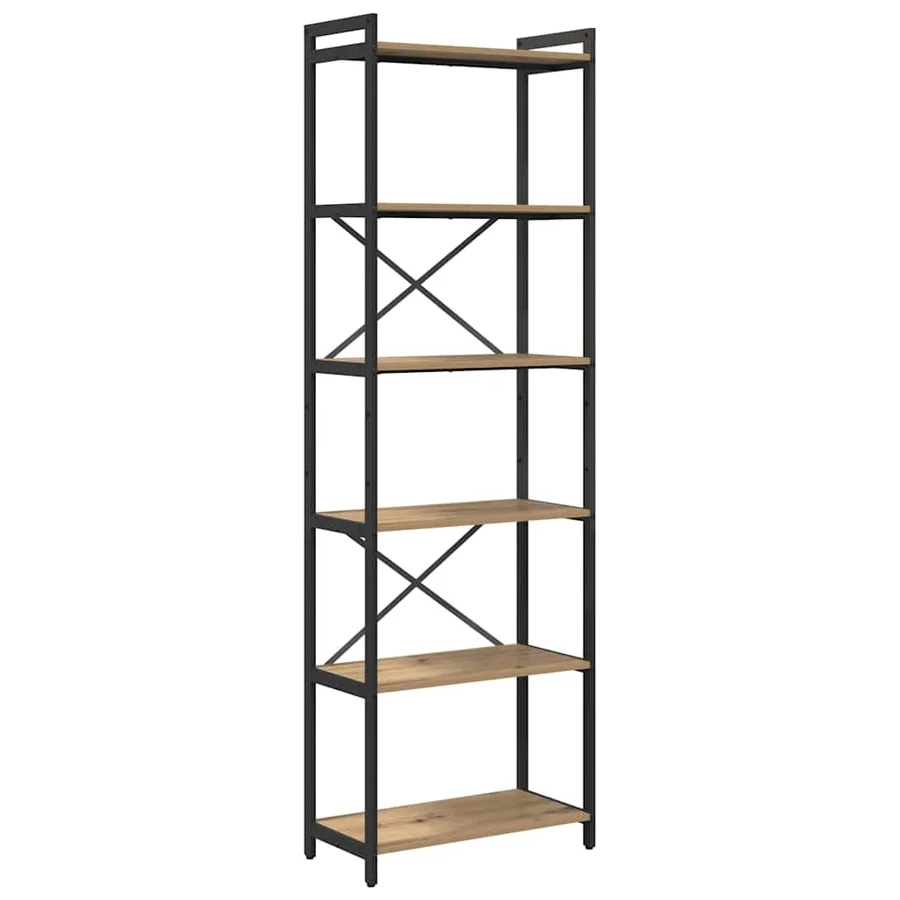 Étagère 60 x 30 x 189,5 cm Bois d'ingénierie Chêne artisanal - 2