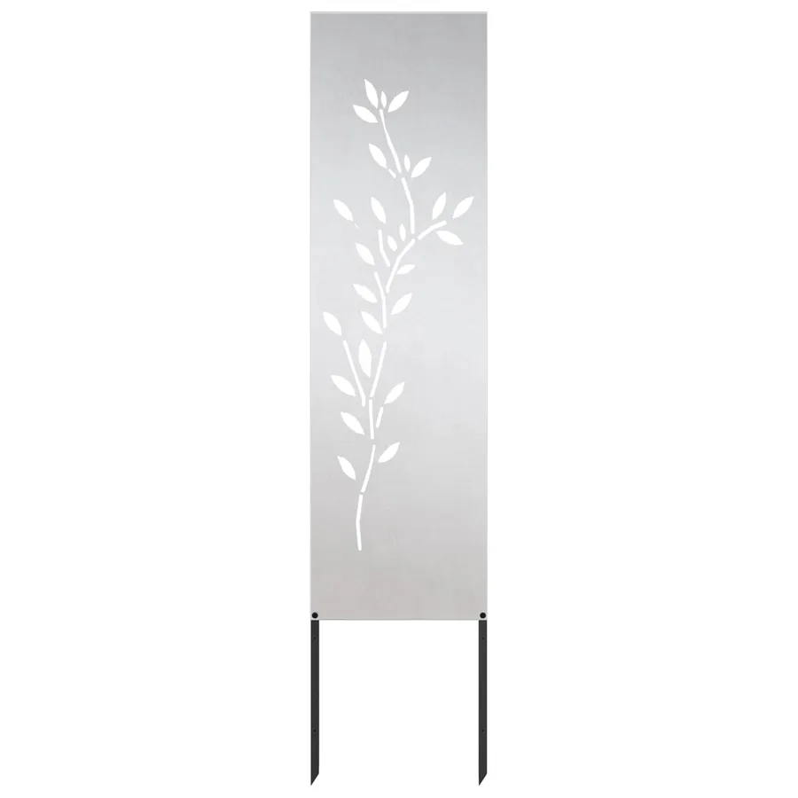 Écran de confidentialité de jardin Floral Argenté 32 x 140 cm - 2