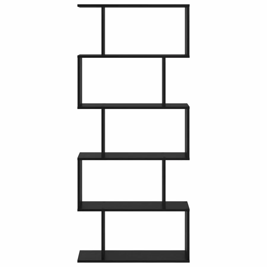 Bibliothèque Chêne noir 70 x 24 x 161 cm Bois d'ingénierie - 5