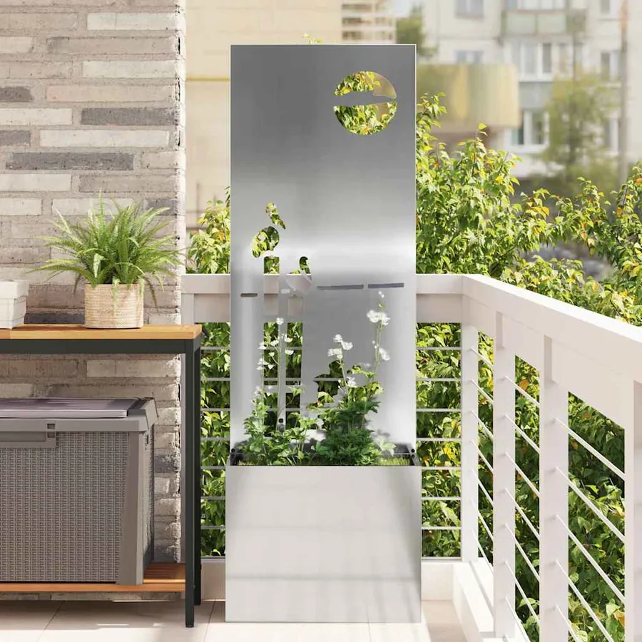 Écran de confidentialité de jardin Argenté 50 x 32 x 150 cm