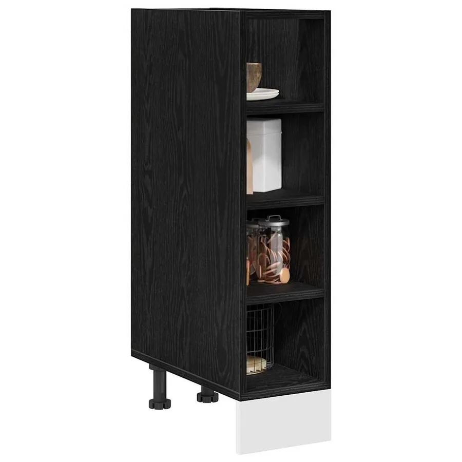 Meuble de cuisine bas Chêne noir 20 x 44,5 x 81,5 cm - 3