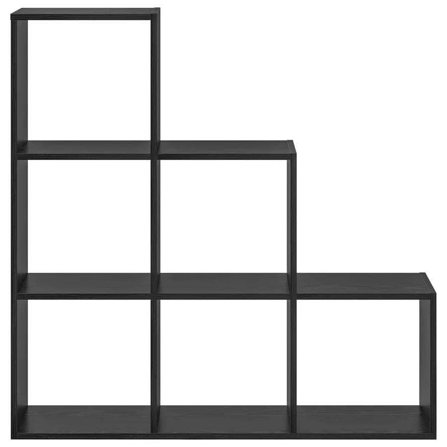 Cloison Bibliothèque Chêne noir 99 x 29 x 99 cm - 5