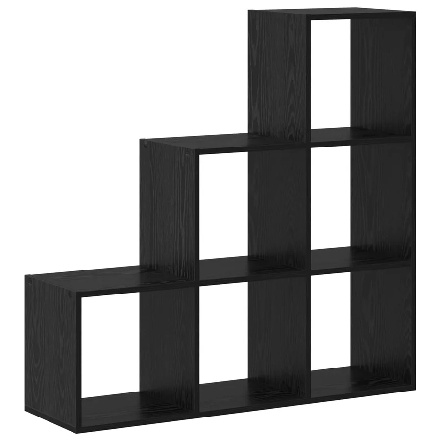 Cloison Bibliothèque Chêne noir 99 x 29 x 99 cm - 7