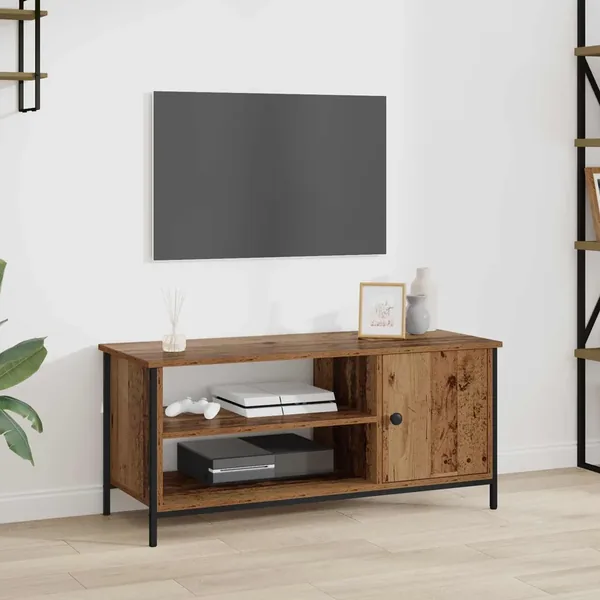 Meuble TV Bois Ancien 100 x 40 x 45 cm Bois d'ingénierie