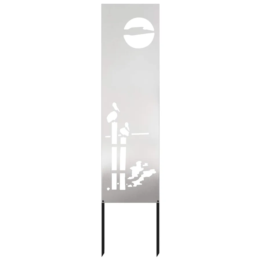 Écran de confidentialité de jardin Fretwork Argenté 32 x 140 cm - 2