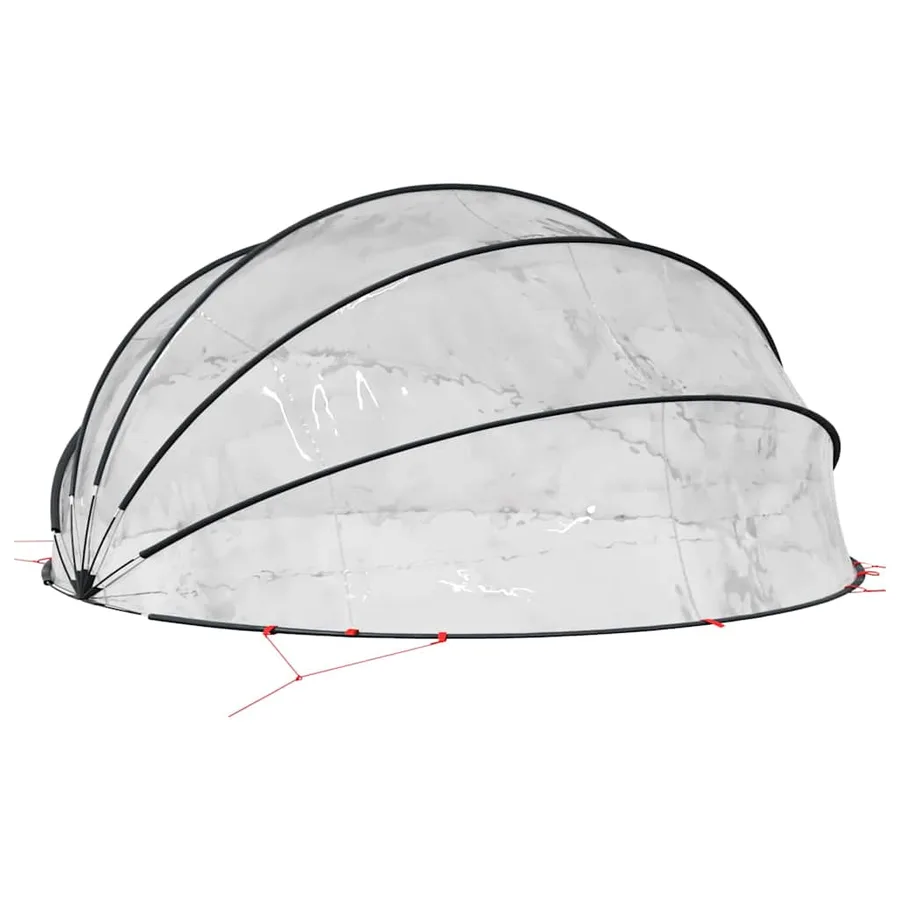 Dôme de piscine Transparent 500 x 500 x 236 cm PVC - 6