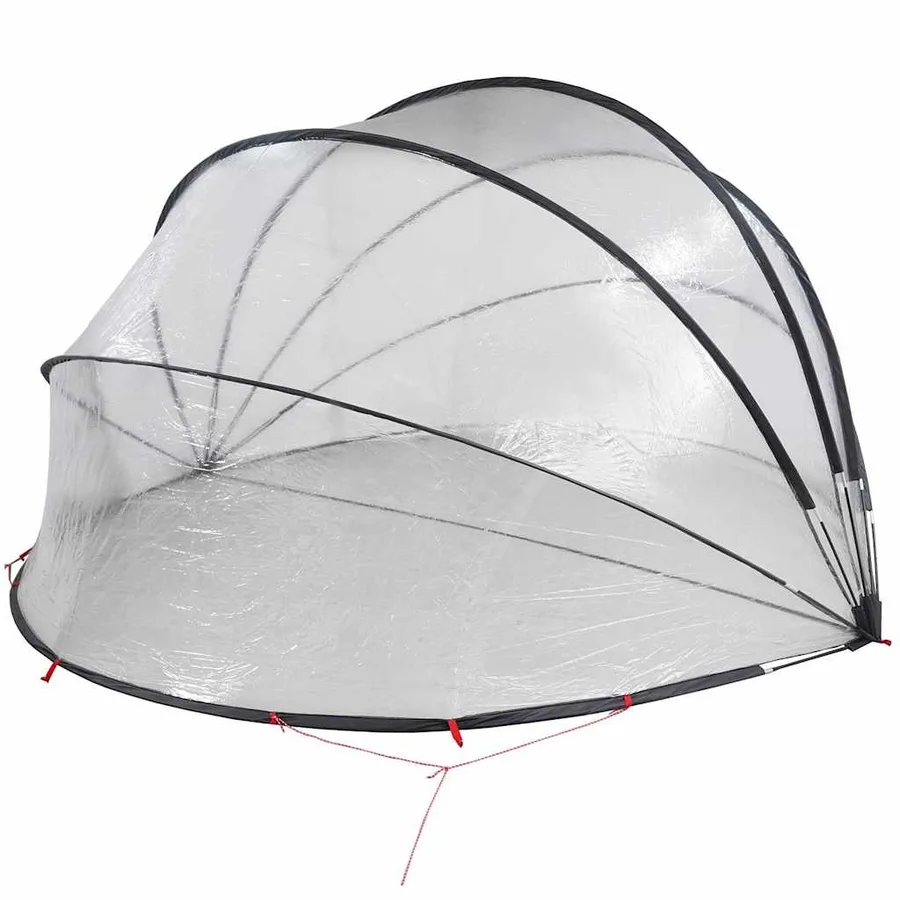 Dôme de piscine Transparent 500 x 500 x 236 cm PVC - 8