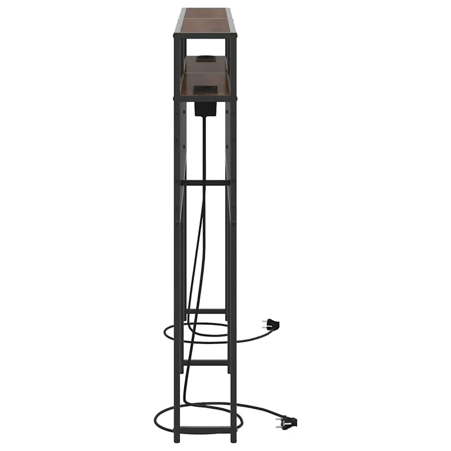 Tête de lit de rangement Chêne marron Bois d'ingénierie - 6