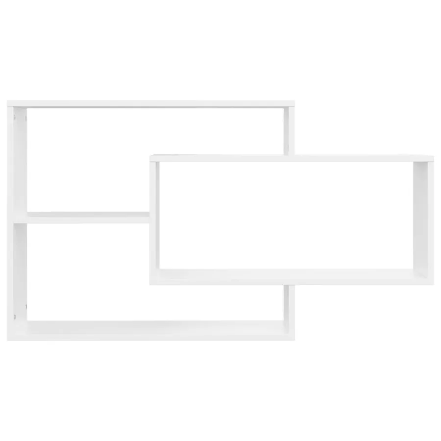 Wall Shelves White 104x20x58.5 cm Engineered Wood - 4