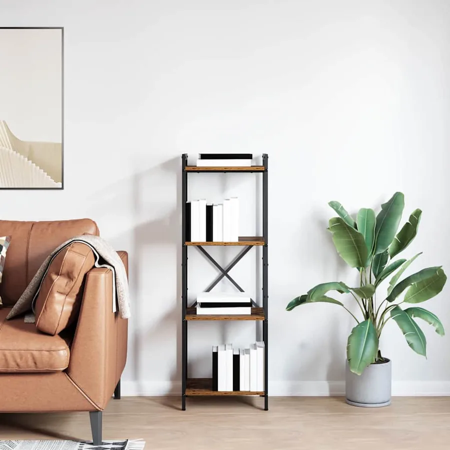 Étagère Bois ancien 40 x 30 x 119 cm Bois d'ingénierie - 4