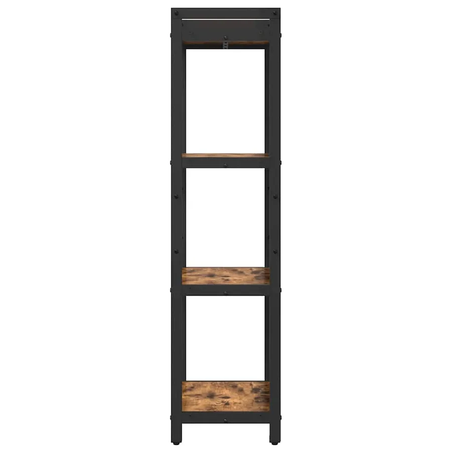 Étagère Chêne fumé 40 x 30 x 119 cm Bois d'ingénierie - 5