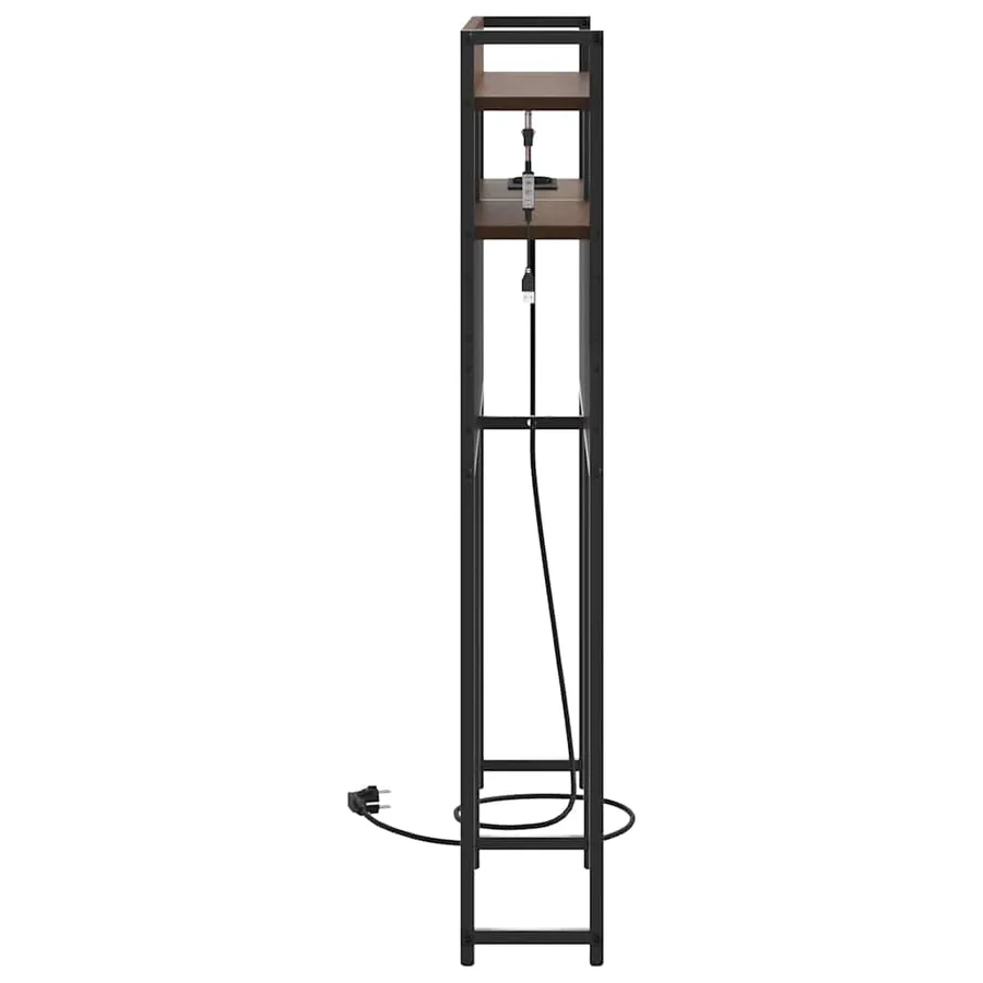 Tête de lit de rangement Chêne marron Bois d'ingénierie - 7