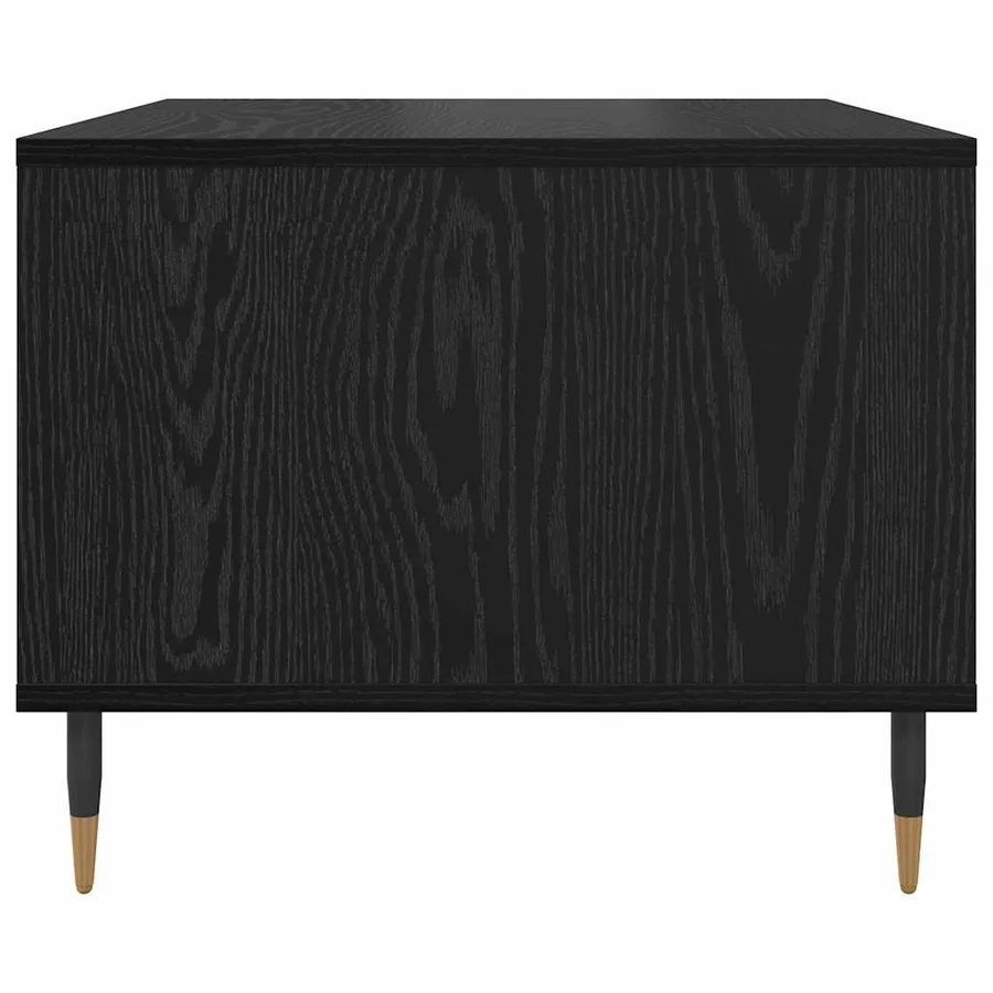 Table basse Chêne noir 60 x 50 x 40 cm Bois d'ingénierie - 6