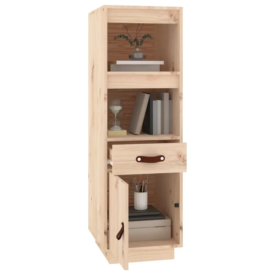 Buffet haut 34x40x108,5 cm Bois massif de pin - 4