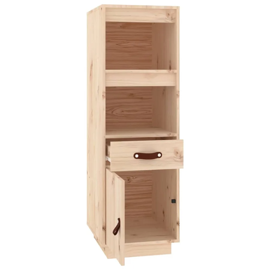 Buffet haut 34x40x108,5 cm Bois massif de pin - 6