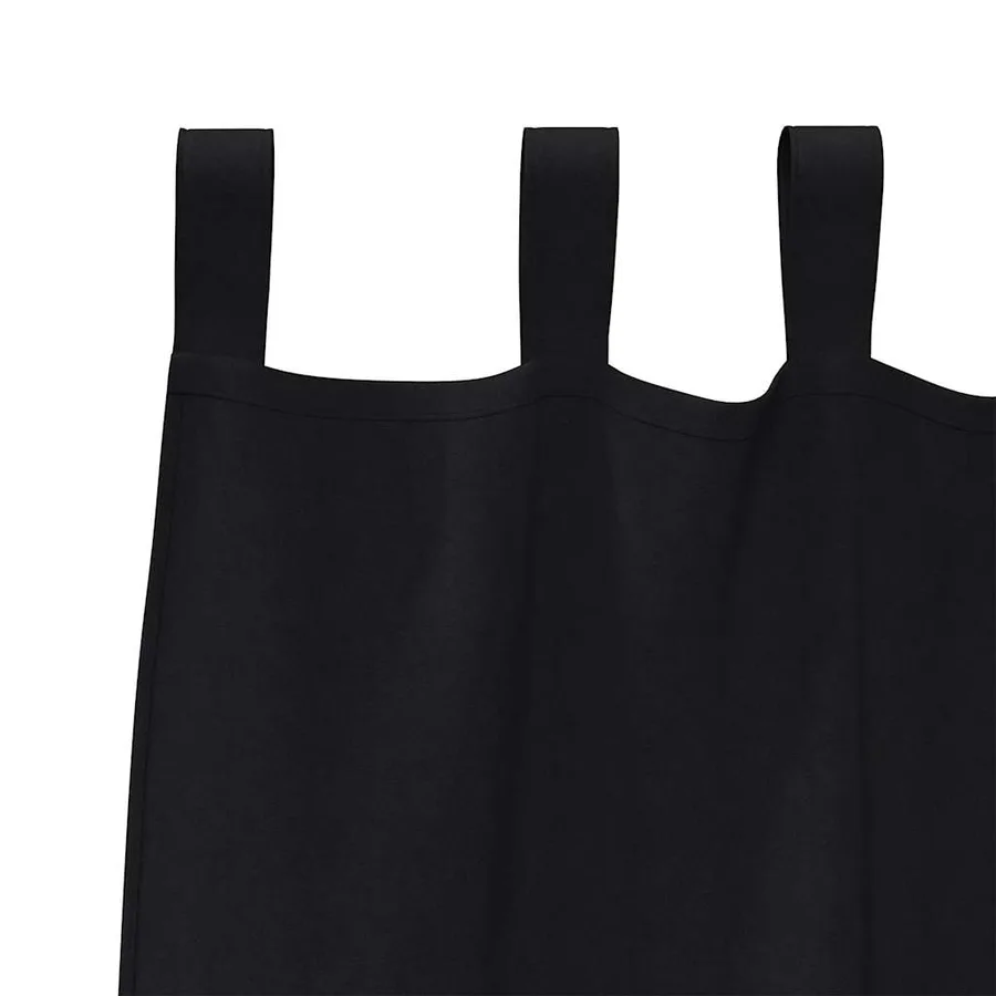 Rideaux occultants avec anneaux 2 pcs Noir 225 x 140 cm - 5