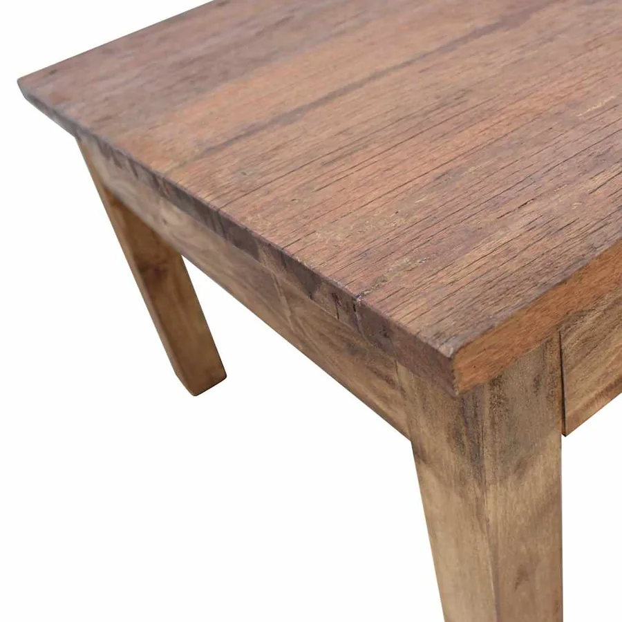 Table basse bois d'acajou massif 96x73x45 cm - 3