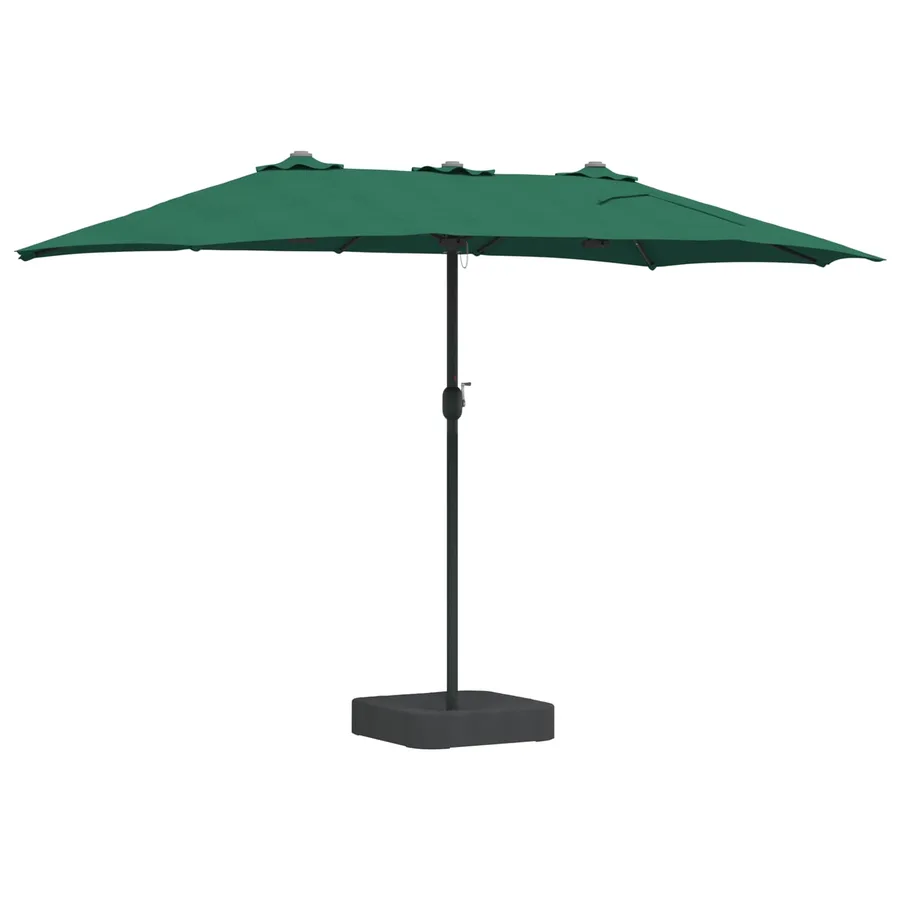 Parasol de jardin Vert 385 x 209 x 244 cm Polyester - 6