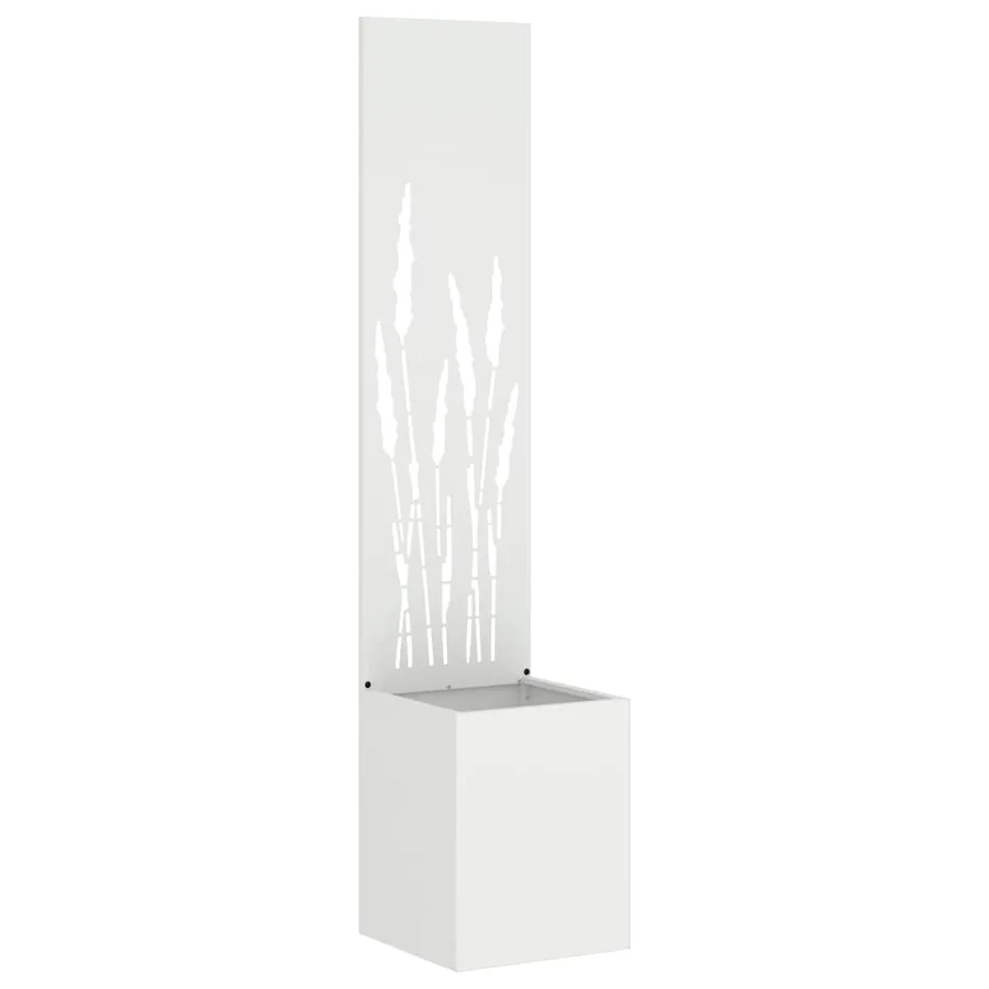 Écran de confidentialité de jardin Fretwork Blanc 32 x 150 cm - 2