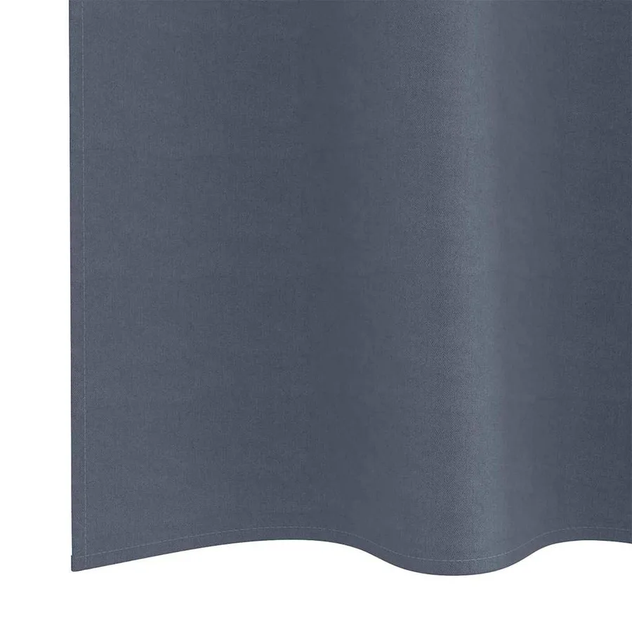 Rideaux occultants avec anneaux 2 pcs Anthracite 245 x 140 cm - 6
