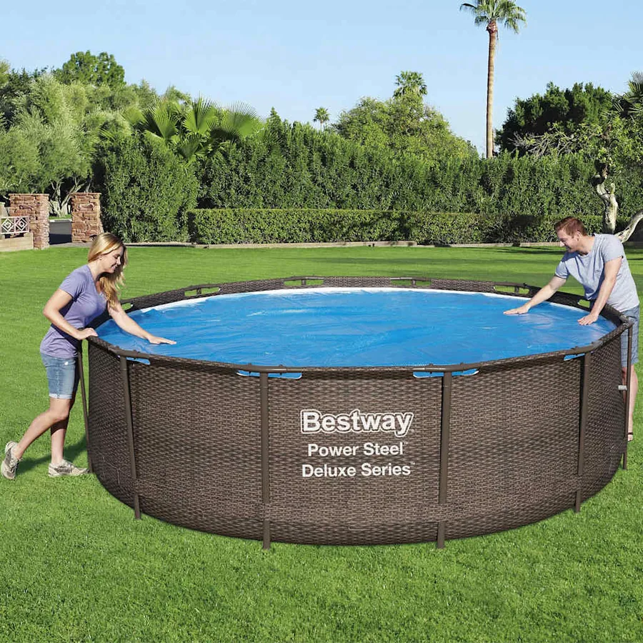 Bestway Couverture solaire de piscine Flowclear 356 cm - 3